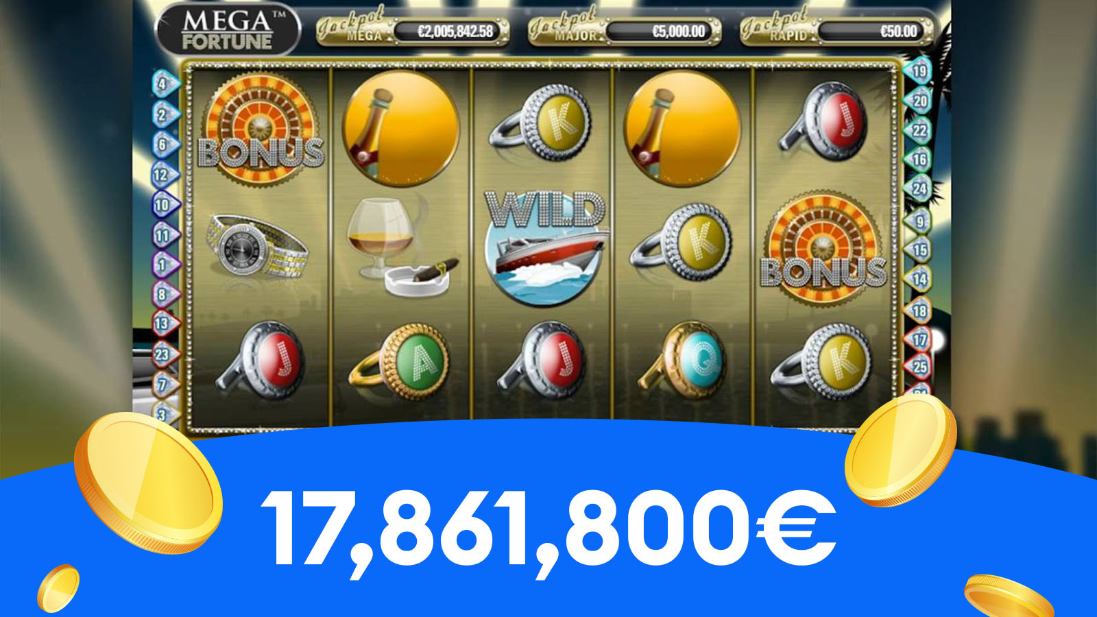 17,861,800€ la Mega Fortune