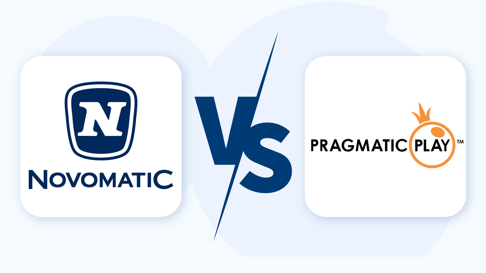 Novomatic versus Pragmatic Play