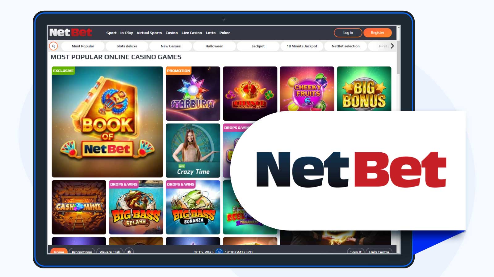 NetBet bonus de bun venit