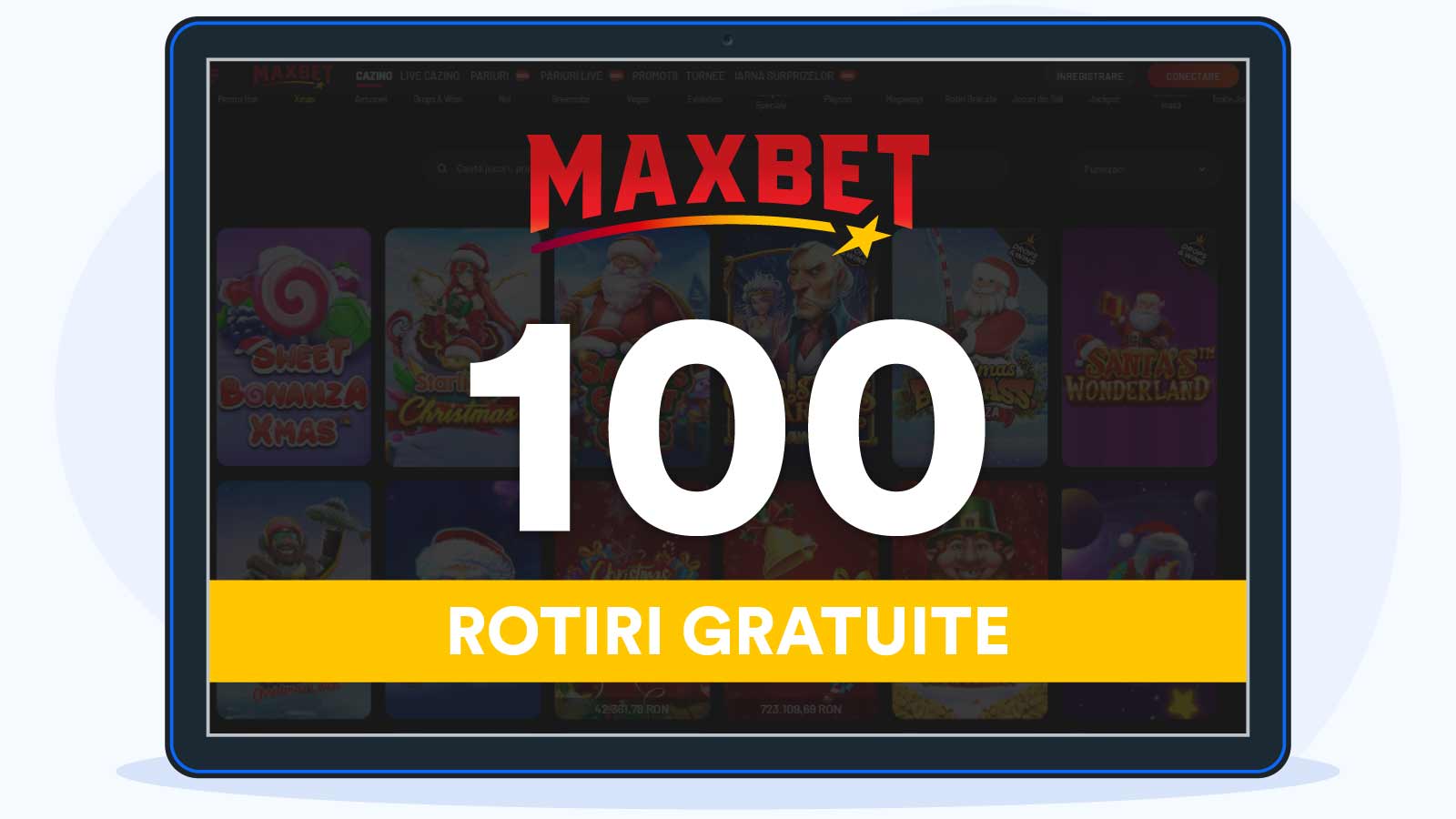 Maxbet - 100 De Rotiri gratuite la verificare