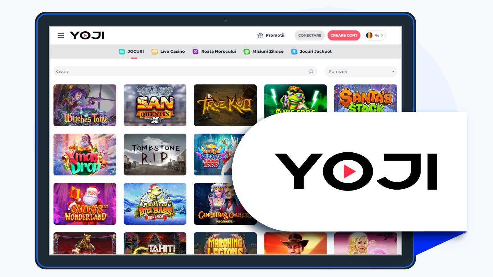 Yoji Casino (lansat în 2023) –În Top Cazinouri Online Noi