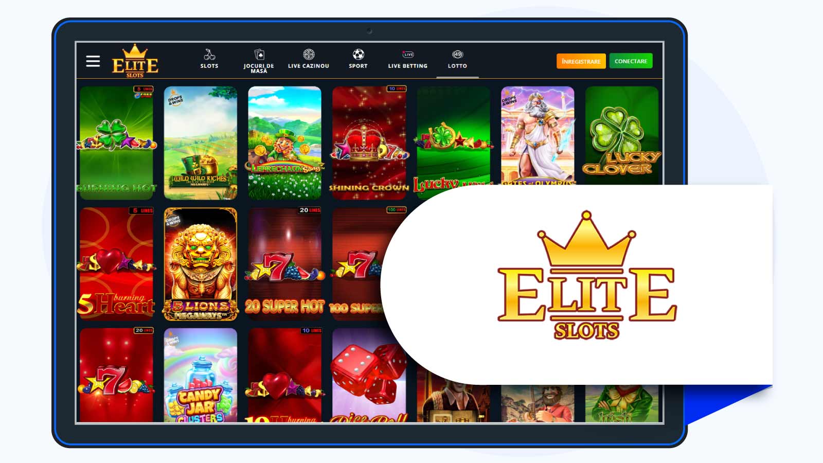 Elite Slots Casino - lansat în anul 2023