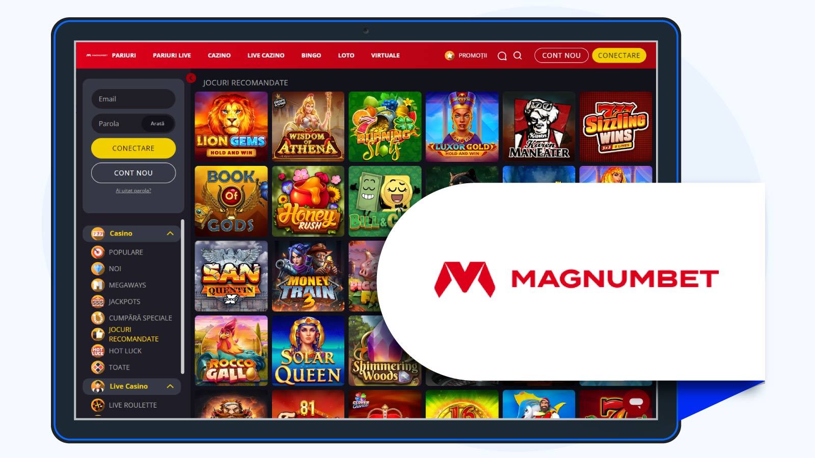 MagnumBet Casino - lansat în anul 2021