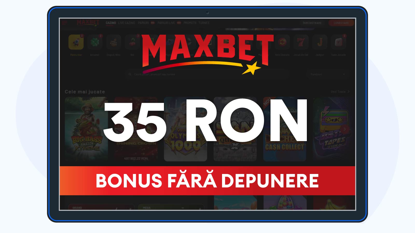 Maxbet-35-RON-Bonus-Fără-Depunere 