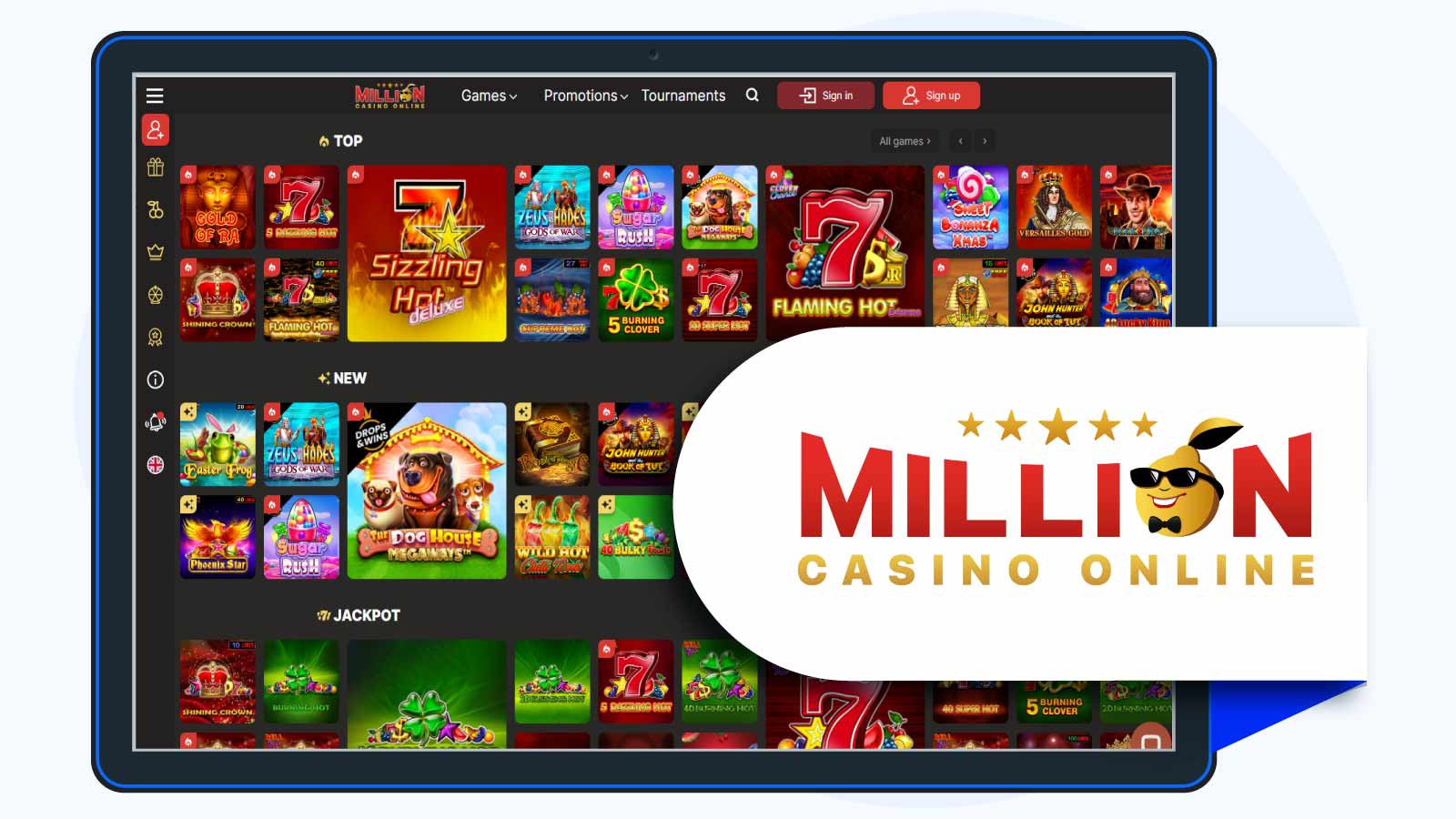 Million Casino-  lansat în 2022