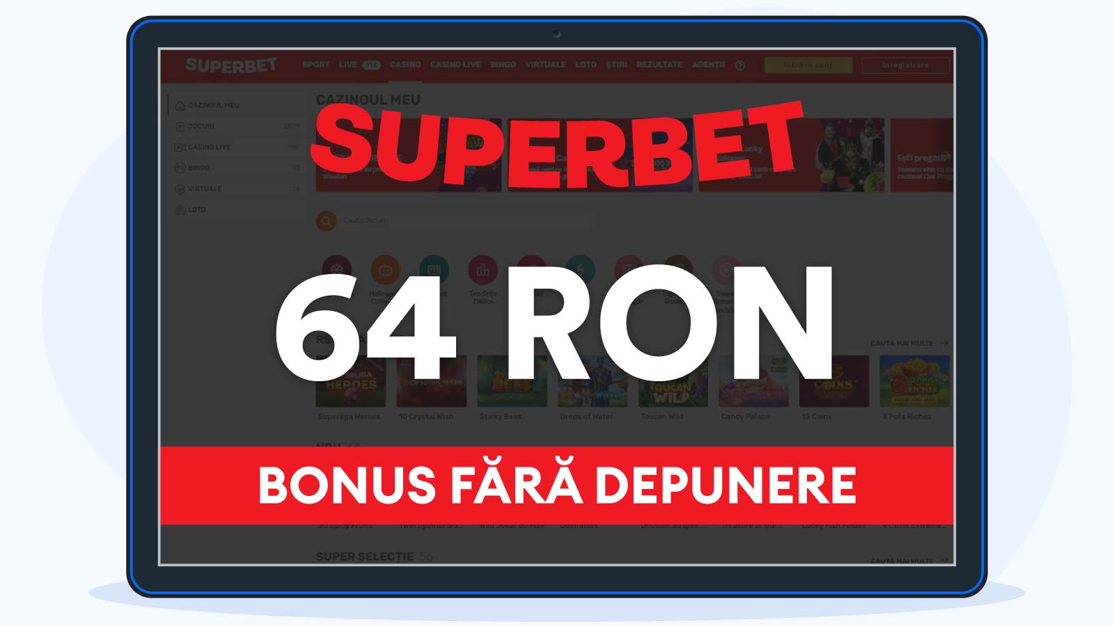 Superbet-64-RON-Bonus-Fără-Depunere