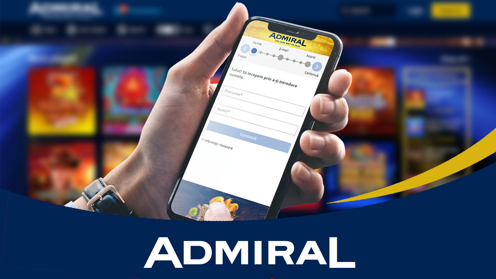 Admiral Înregistrare - Cum Îți Deschizi Un Cont?